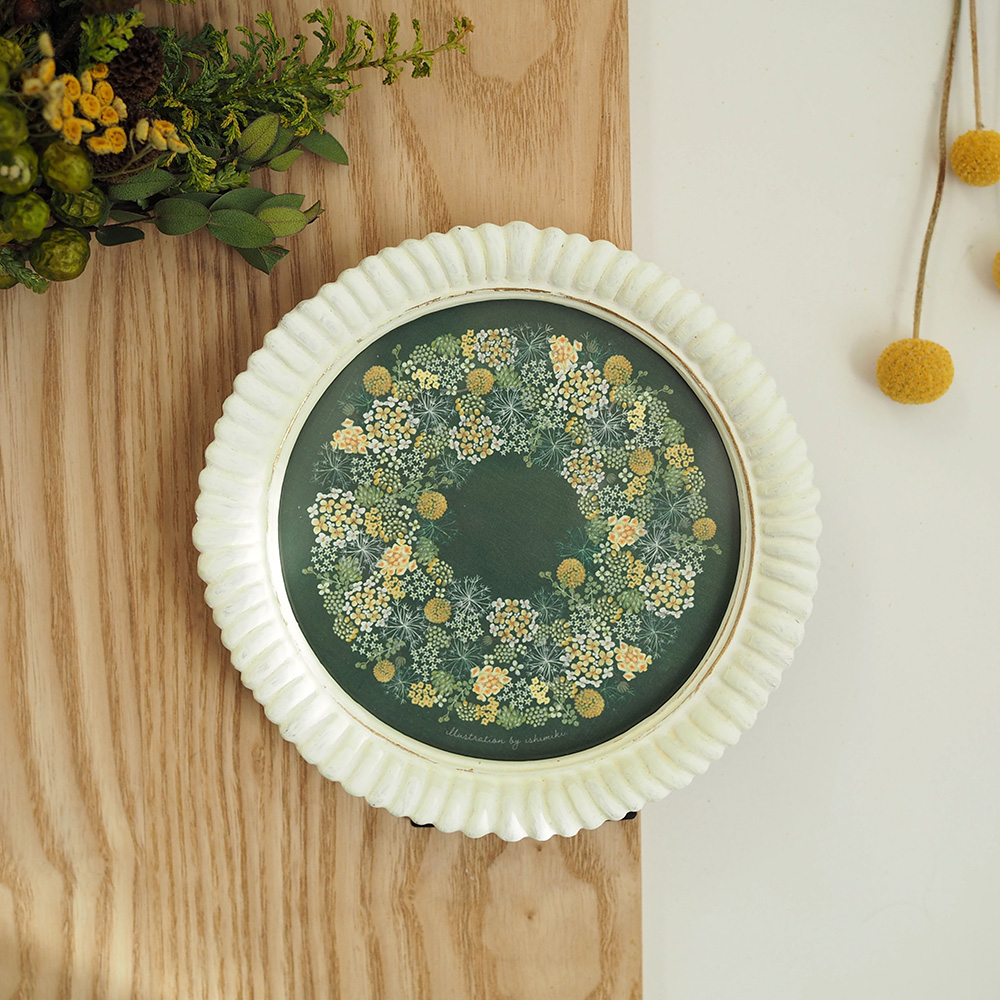 まるいフレーム〈ミツマタ〉